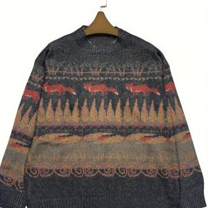 Autumn And Winter Printed Pullover Sweatshirts