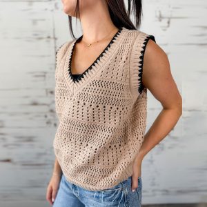 Women's Pullover Hollow-out Knitted Swimsuit Cover-up
