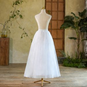 Micro-puff Mesh Boneless Extended Half Skirt