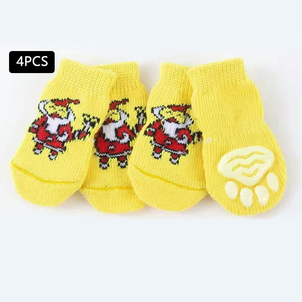 Christmas Pet Dog Socks Santa Claus Elk - Image 7