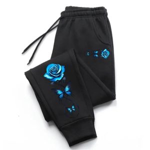Womens Outdoor Athletic Pants With An Elastic Waistband
