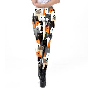 Stylish Sporty Casual Womens Slim-fit Leggings