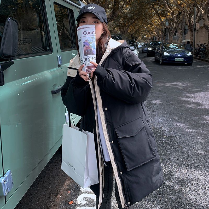 Plus-Size Womens Hooded Padded Workwear Cotton Jacket For Warmth - الصورة 2