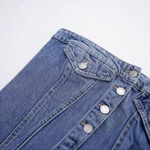 Womens Stylish Denim Tube Top