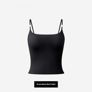 Womens One-piece Bralette With Built-in Cups And Strapsno Bra Required