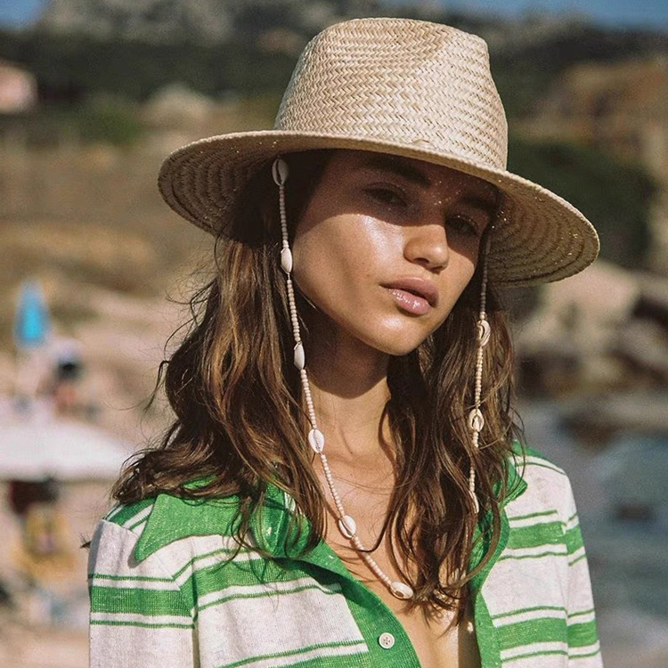 Stylish Flat-brim Sun Hat For Summer Outings And The Beach - Image 2