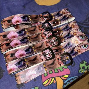 Trendy Original Designer Belt With An Eye Motif