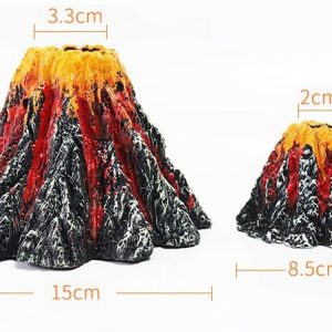 Fish Tank Creative Ornament Volcano Package