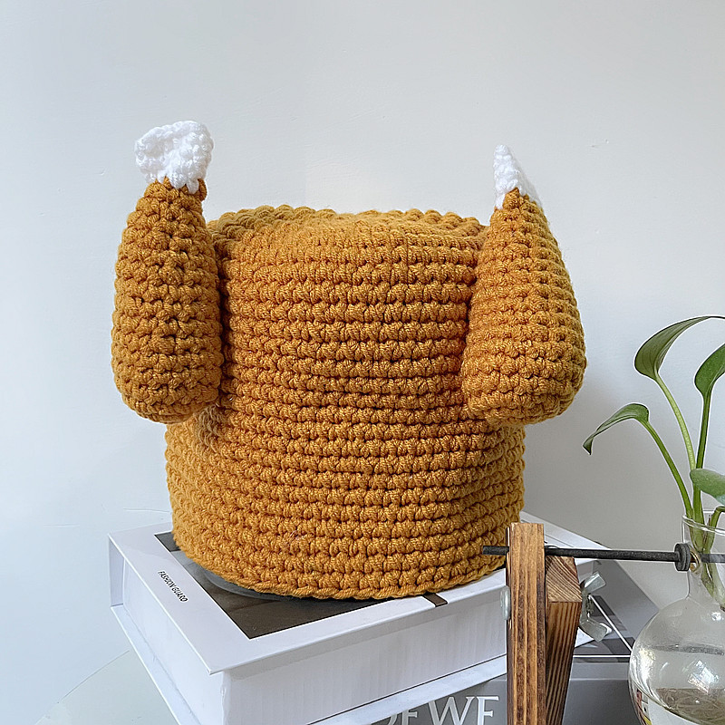 Cute Quirky And Warm Chicken-leg Hat - الصورة 3