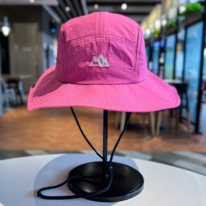 Womens American-style Contrast-color Bucket Hat For Outdoor Sun Protection