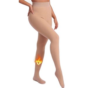 Black Sheer Wash Soft One-piece Pants For Women With Extra Thickness