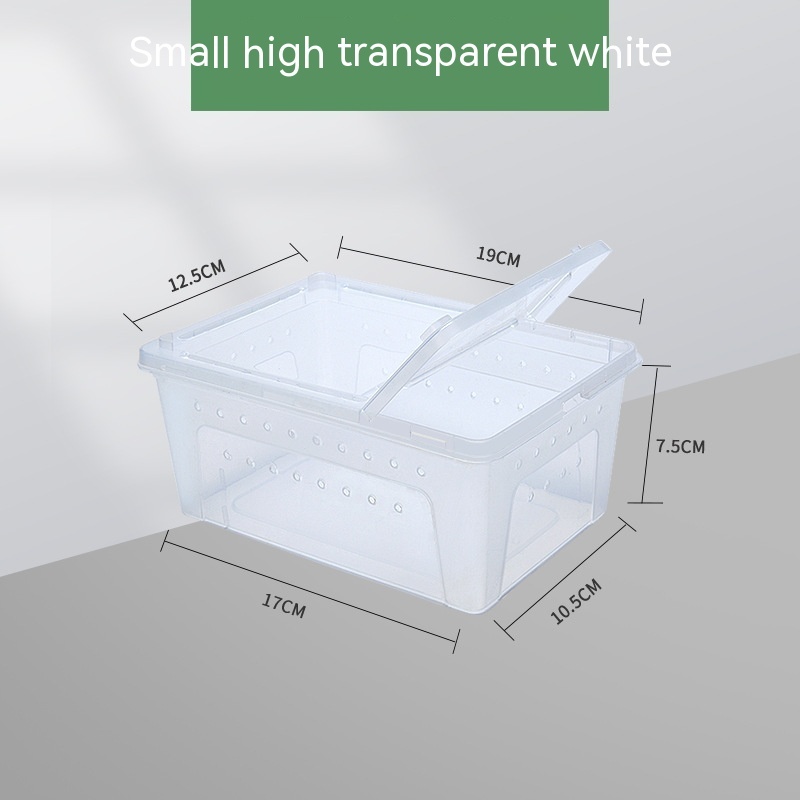 Silkworm Feeding Pet Box Turtle Jar - الصورة 3