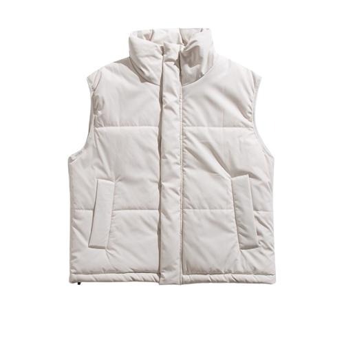 Women's Stand-Up Collar Thickened Waistcoat Warm Vest - Image 3