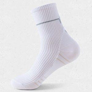 RUNYUBO Mid-Calf Bright-Colored ECG-Style Trendy Professional Running Socks