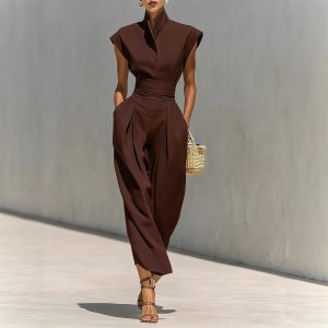 Womens New SpringSummer High-Waisted Midi Skirt