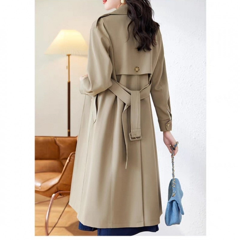 New Autumn Mid-Length Trench Coat For Women - الصورة 2