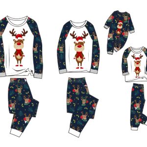 Family Pajamas Suit Baby Christmas Parent-child Pajamas