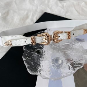 Black Elastic Slim Waist Belt Women's Versatile Stretch Waist Cincher