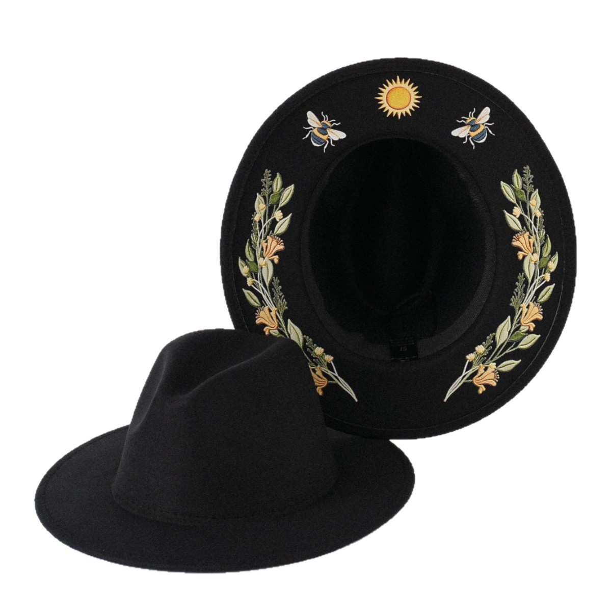 Cross-border 3D-printed Bee And Flower Western Cowboy Hat - Image 5