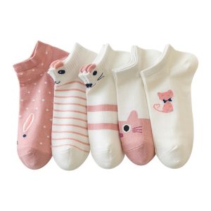 Preppy-style Thin Cute Womens Socks