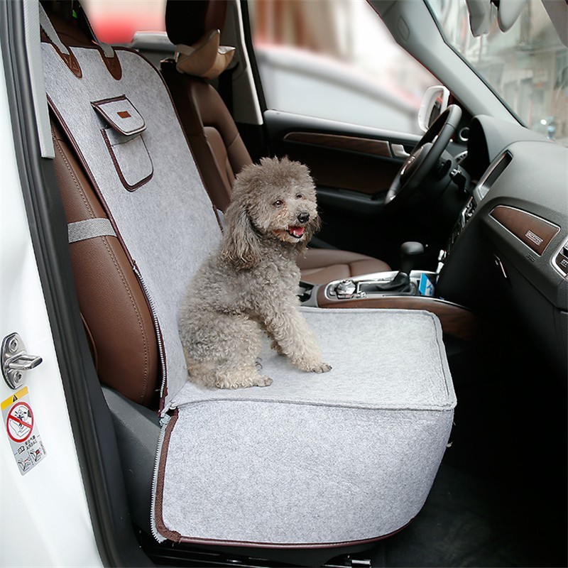 Retro Dual-purpose Pet Car Mat Front Seat Cushion - Image 2