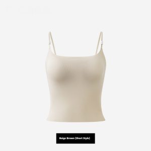 Womens One-piece Bralette With Built-in Cups And Strapsno Bra Required