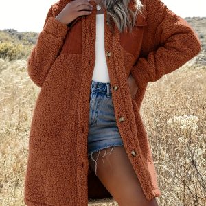 Loosefitting Lambswool Coat For Women