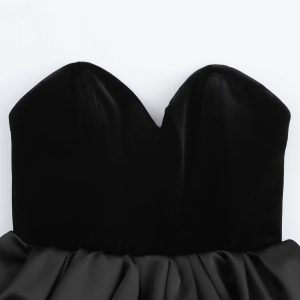 Versatile Sexy Velvet Tube Top With No Sleeves