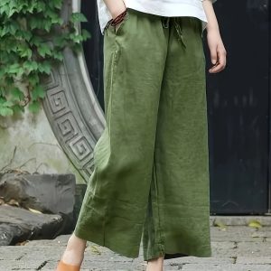 Casual Wide-leg Trousers From Europe And The US