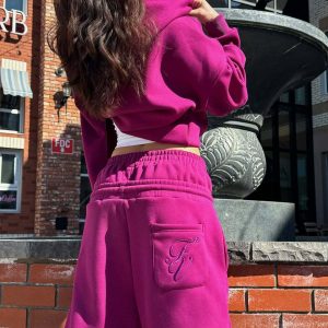 Trendy Double-waist Five-pointed Star Embroidery Couple Simple Casual Fake Two-piece Wide-leg Sweatpants