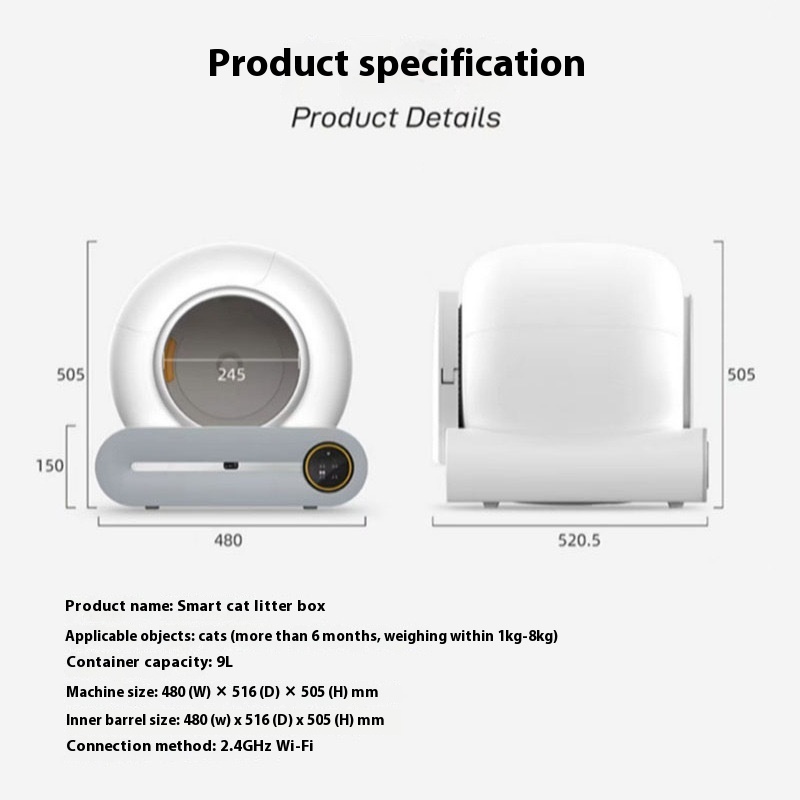 Automatic Litter Box Cat Toilet Smart Pooper Scooper - Image 3