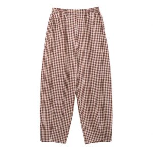 Womens Casual Loose Cotton-linen Pants