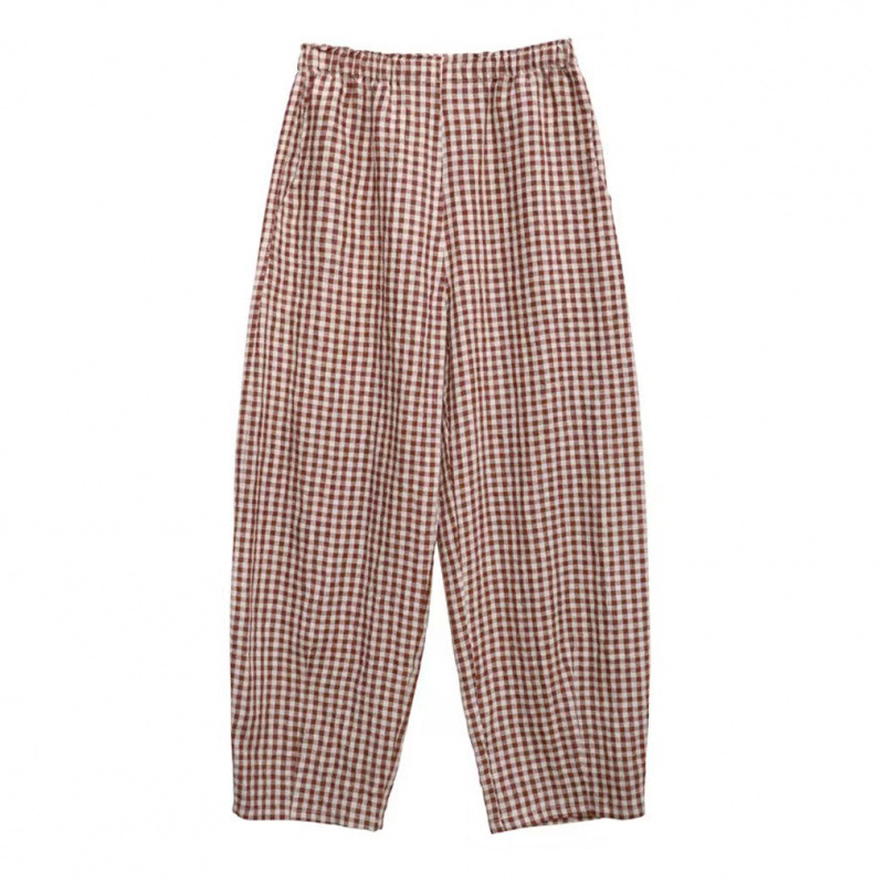 Womens Casual Loose Cotton-linen Pants - Image 5