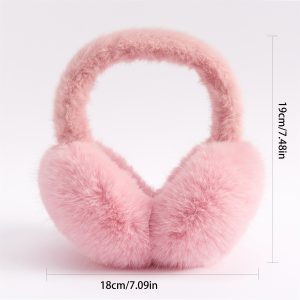 Fox-fur Ear Warmers For Warmth And Frost Protection