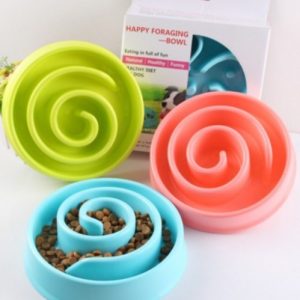 Anti-choke Bowl Plastic Dog Bowl Healthy Feeder