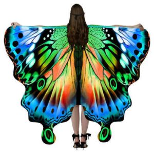 European And American Butterfly Talma Halloween Costume