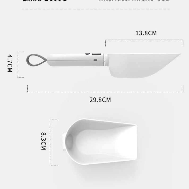 Pet Food Spoon Transparent With Scale Measurement - Image 5