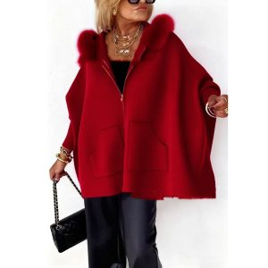 Fashionable Comfortable Casual Loose Hooded Jacket