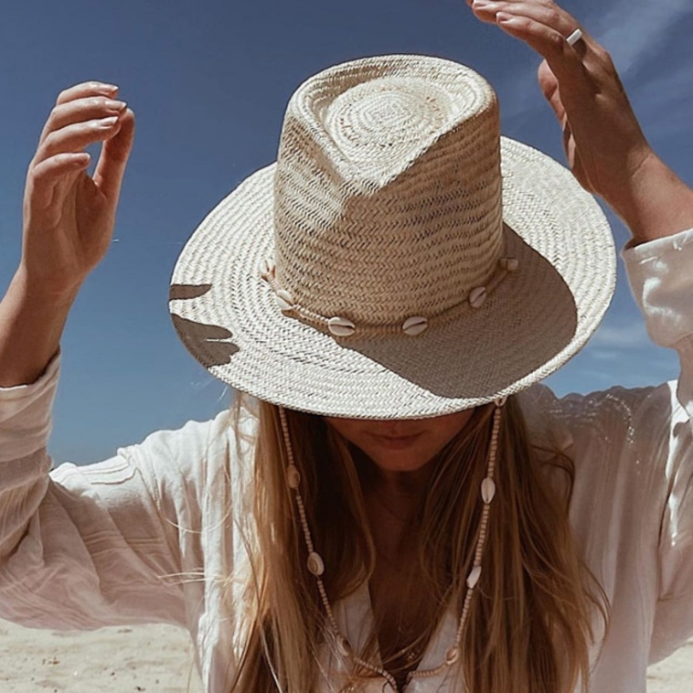 Stylish Flat-brim Sun Hat For Summer Outings And The Beach
