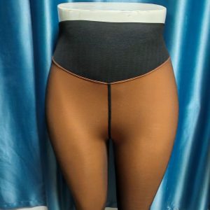 European And American High-waisted Slimming Sheer Leggings