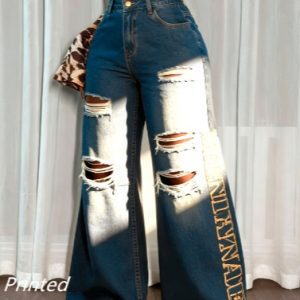 American Retro Spicy Girl Wide-leg