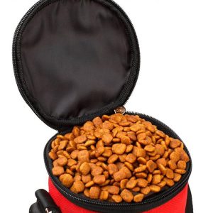 Waterproof Food Bag Dog Feeders Travel Bowls Dry Food Container Bag For Dog Food