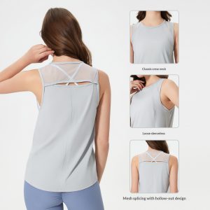 Quick-drying Breathable Hollow-out Tank Toplightweight Workout Top