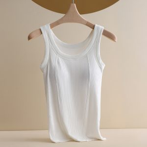Plus-size Modal Ribbed Camisole With Wider Straps