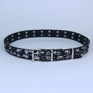 Casual Edgy And Stylish Jeans With A Sassy Belt For Women