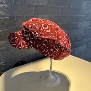 Printed Cap Fashionable Korean Style Versatile Outdoor Accessory