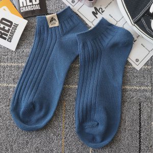 Mens Autumn Winter Thermal Cotton Breathable Socks With Odor-Resistant Properties