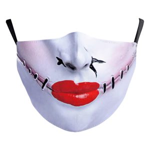 Halloween Digital Printing Funny Face Double-layer Dust Mask