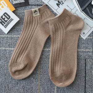 Mens Autumn Winter Thermal Cotton Breathable Socks With Odor-Resistant Properties