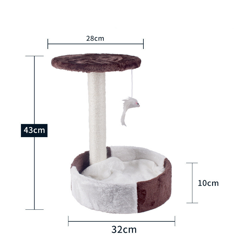 Cat Climbing Frame Litter Tree Integrated Grab - الصورة 7